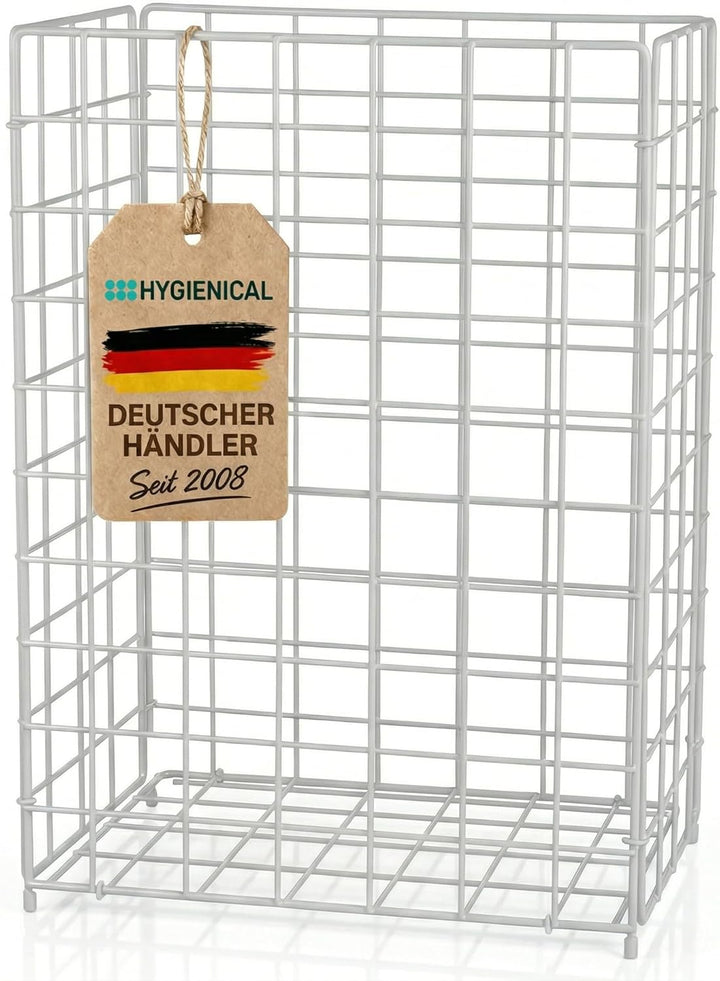 Metallgitterkorb für Müllbeutel, Gitterkorb aus Drahtgeflecht, Wäschekorb, Drahtgitterkorb für Abfal