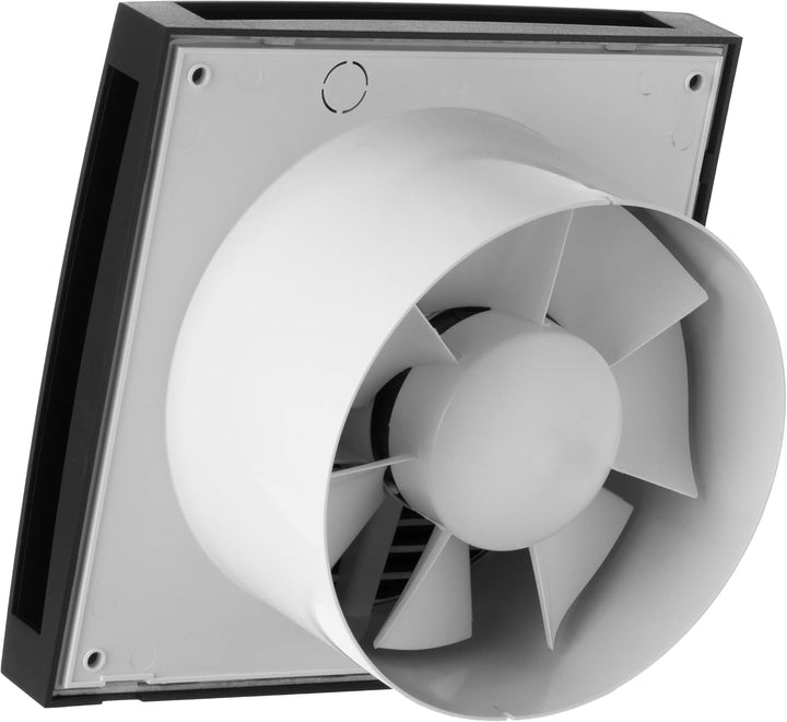 Steinberg14 150mm Badlüfter Fan - Anthrazit Front - Lichtschalter-Aktivierung Lichtschalter-Aktivier