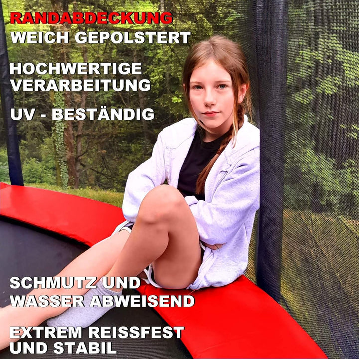 Baunsal® Trampolin Randabdeckung Ø 183 244 250 275 300 305 335 366 370 396 400 427 430 457 460 487 4