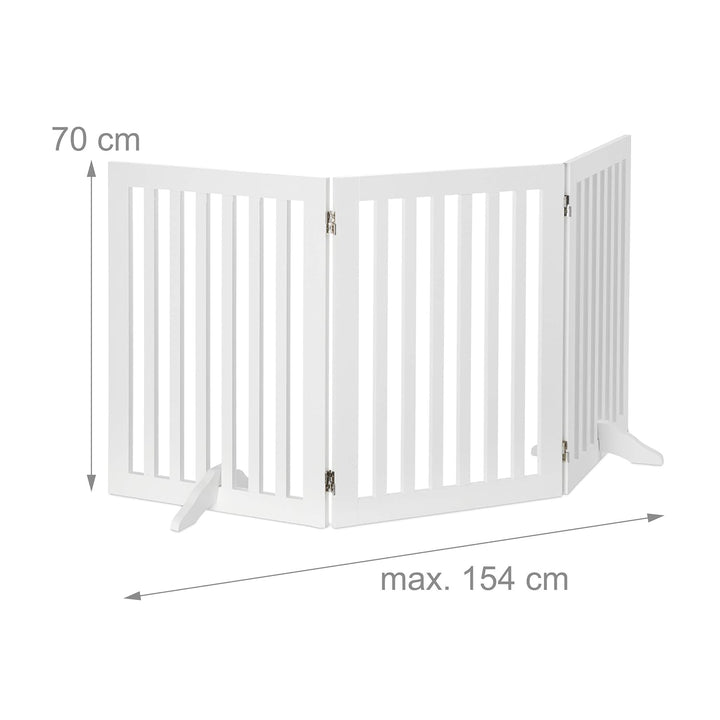 Relaxdays Absperrgitter, verstellbares Schutzgitter für Hunde, Kinder Absperrgitter, Kamin & Ofen, M