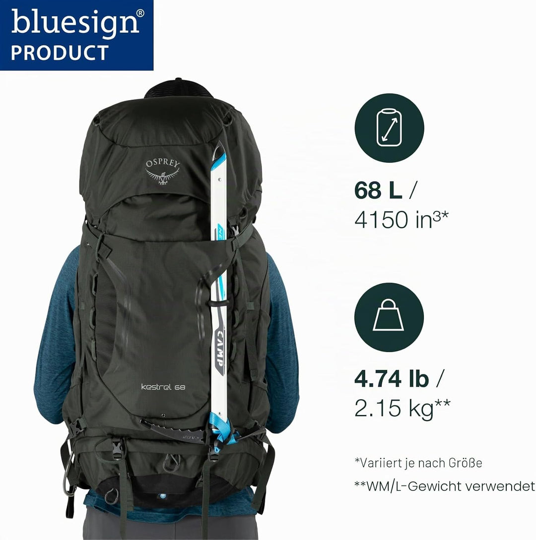 Osprey Europe Damen Kyte 68 Backpack Schwarz WXS/S, Schwarz WXS/S