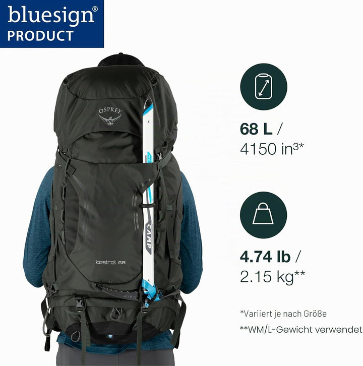 Osprey Europe Damen Kyte 68 Backpack Elderberry Purple WM/L, Elderberry Purple WM/L