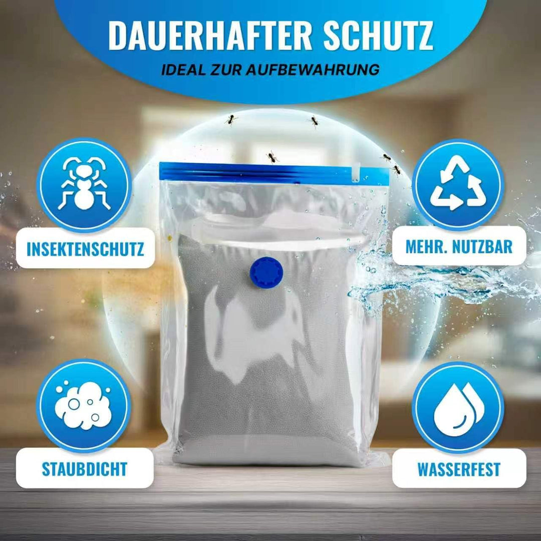 Allyson® Vakuumbeutel ohne Pumpe, 16er Set, Kleidung, Bettdecken &amp; Kissen | mit Staubsauger vakuumie