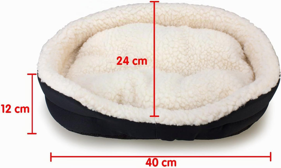 Arquivet Kaninchenbett - Plüschtier für Kaninchen - weiches und warmes Bett - Hängematte für Kaninch