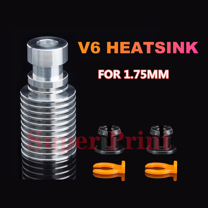 Super Print V6 Volcano Hotend 12V Kit, Remote Bowen Print J-head Hotend,Titanium Alloy HeatBreak,Coo