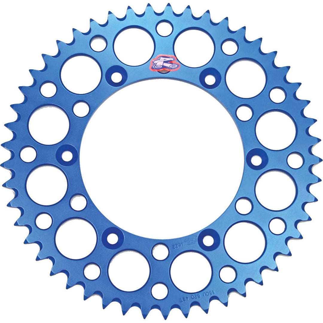 Renthal 150U-520-48GBBU 520 Kettenrad, 48 Zähne, YZ 125-426, 250-450F 99 - Blau