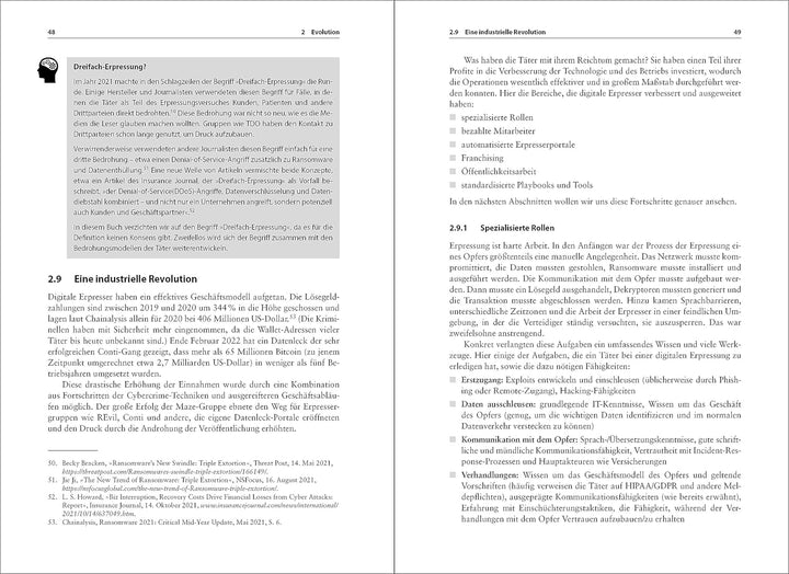 Ransomware und Cyber-Erpressung: Das Praxishandbuch für IT- und Systemverantwortliche, Paperback