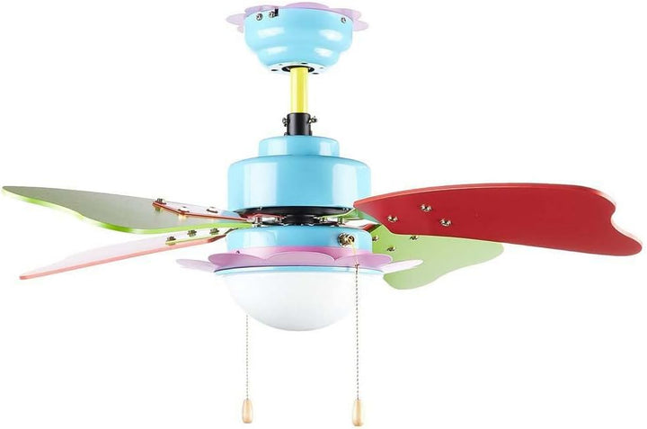 Orbegozo DC 62075 – Deckenventilator für Kinder, mit Licht, 4 Flügel, 50 W