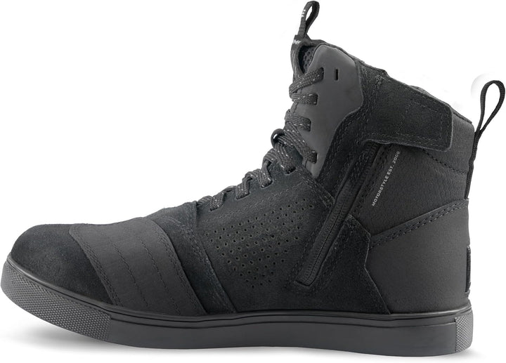 SHIMA Rebel 2.0 Motorrad Schuhe Herren Leder Belüftet Motorradstiefel Protektoren Sneaker Rutschfest