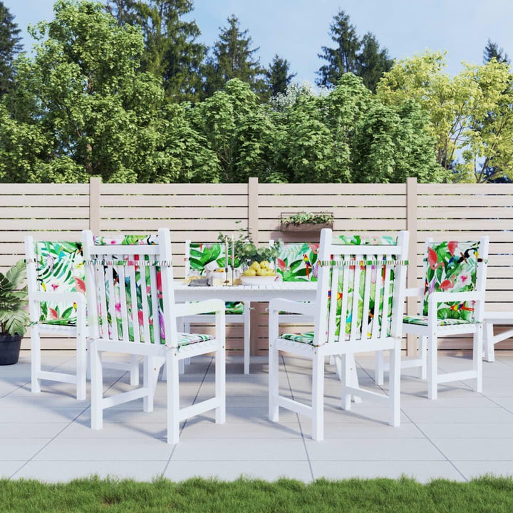 Tidyard 6 STK. Gartenstuhlauflagen, Niedriglehner Auflagen für Gartenstühle, Stuhlauflage Stuhlkisse