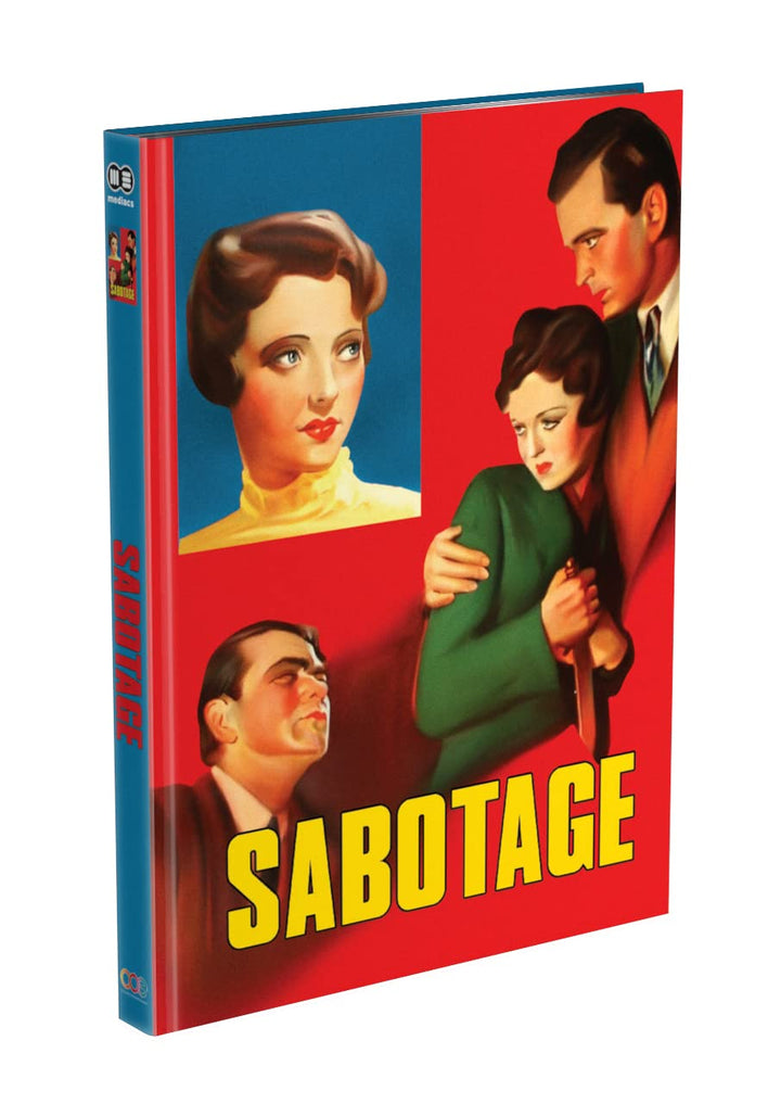 SABOTAGE - Alfred Hitchcock - 2-Disc Mediabook Cover C (Blu-ray + DVD) Limited 250 Edition, Blu-ray