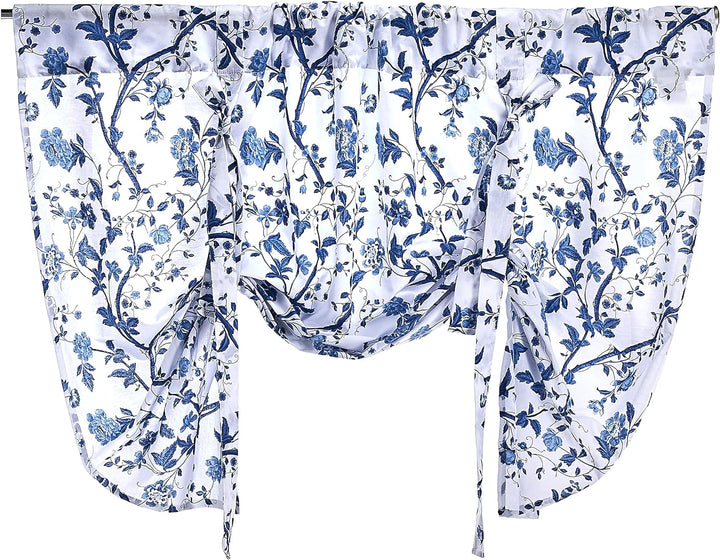 Laura Ashley Home Kollektion Elise Stilvoller Blumendruck Volant-Vorhang, schicke dekorative Fenster