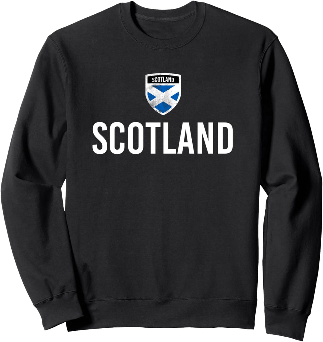 Scotland Flag - Scotland Flag Shield - Scotland Sweatshirt