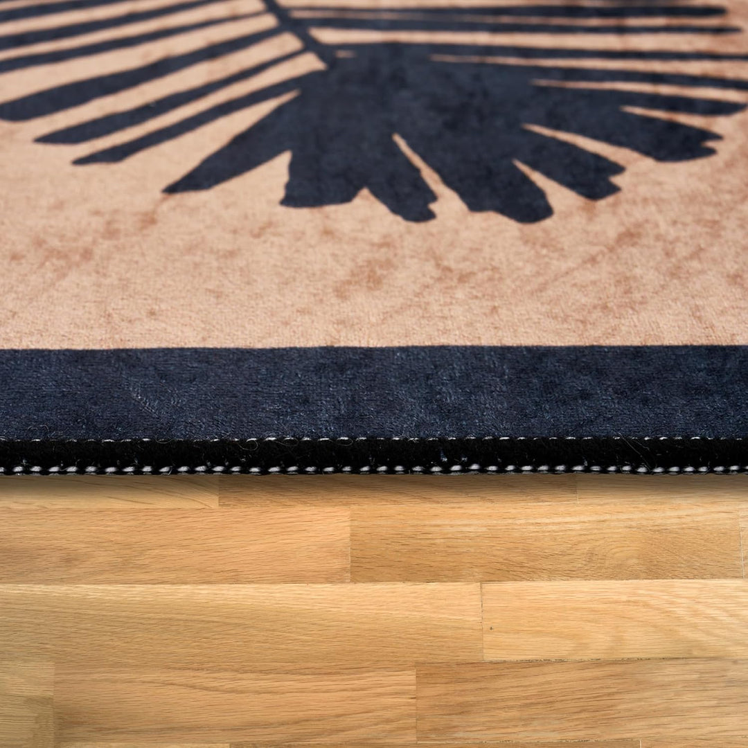 miqna Wohnzimmer Teppich Kurzflor Moderne geometrische rutschfeste Boden Flur Teppich Gel Läufer sch