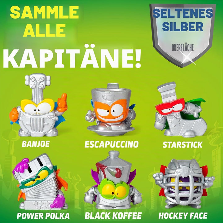 Superthings KAZOOM Power Mission – One Pack – Box mit 25 Umschlägen mit Sammelfiguren Jeder Beutel e