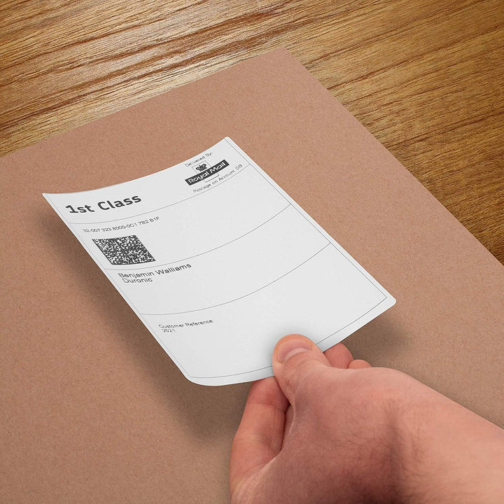 Thermo-Etiketten für Zebra Drucker GK420D GX420D GK420T (1000 Etiketten), Weiss, 100 x 150