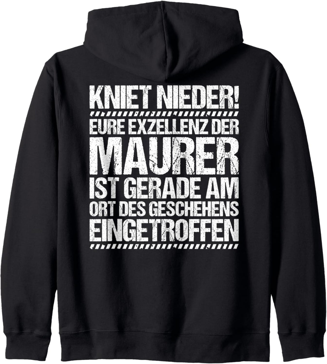 Eure Exzellenz Maurer Kapuzenjacke