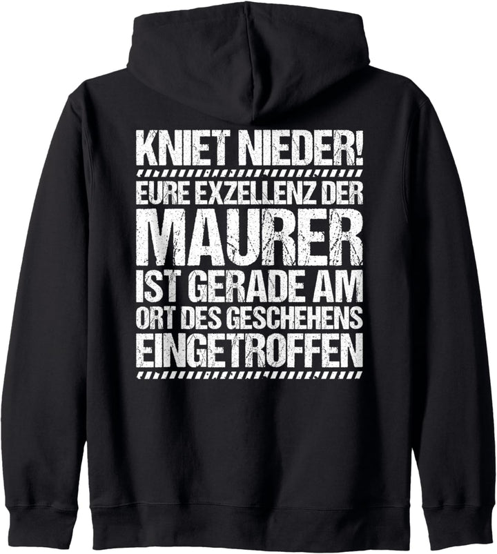 Eure Exzellenz Maurer Kapuzenjacke