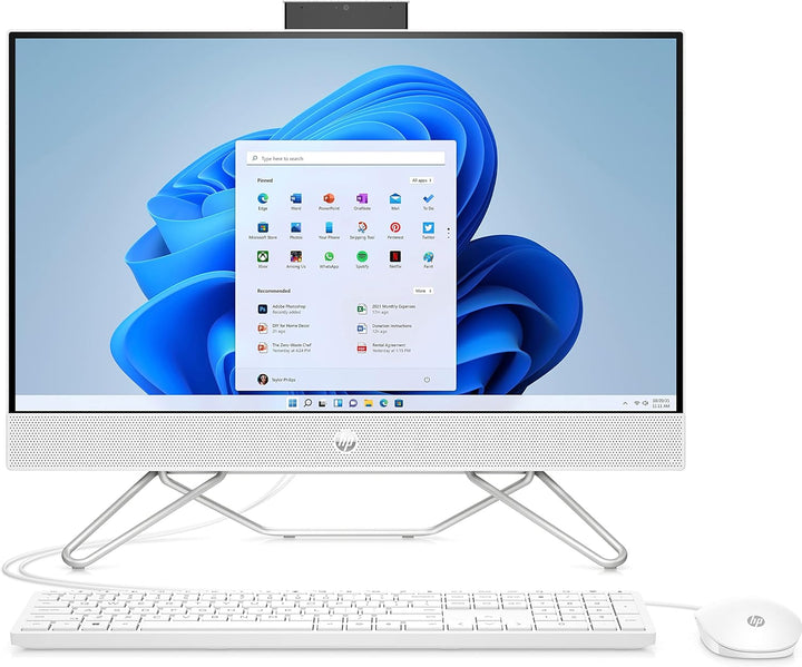 HP All in One PC | 23,8" FHD-Display | Intel Core i5-1235U | 8 GB DDR4 RAM | 512 GB SSD | Intel Iris