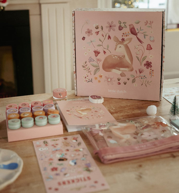 Little Dutch Bastelset Kreativitätsbox XL zum Malen, Kleben und Gestalten für Kinder - Fairy Garden