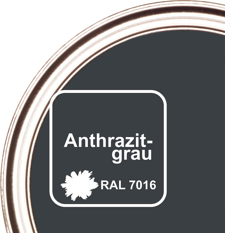 CAIRCON 2K Fliesenfarbe Fliesenlack für Badezimmer Küche MATT Anthrazitgrau - 2,5Kg Anthrazit-Grau ä