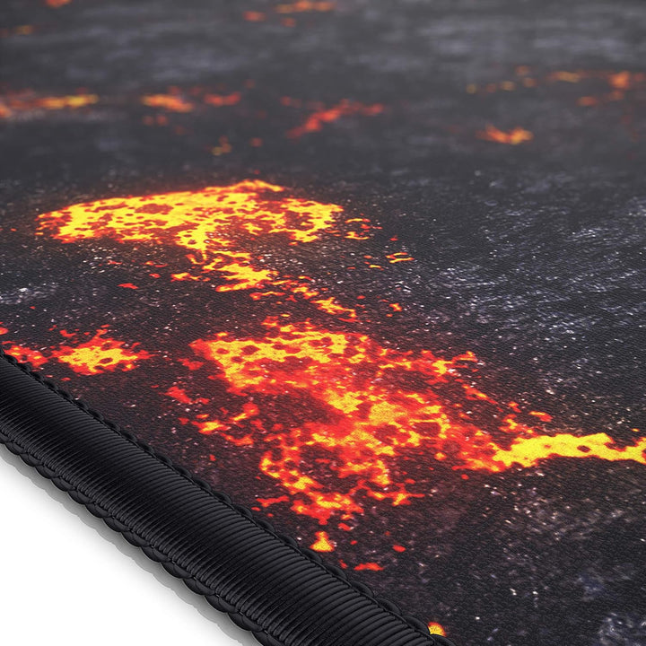 TITANWOLF - XXL Speed Gaming Mauspad Titanwolf Lava 900x400 mm - XXL Mousepad - Tischunterlage Large