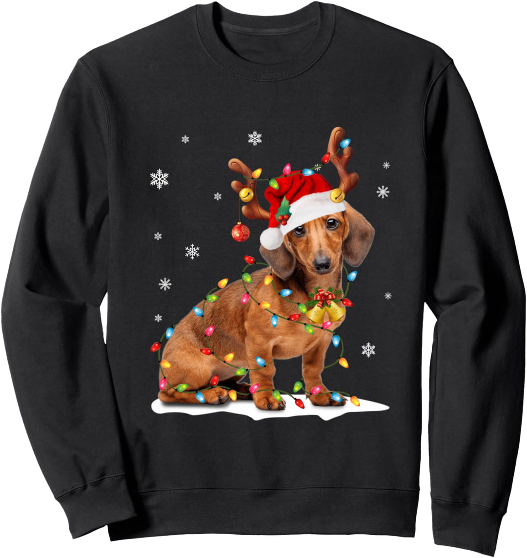 Dackel Rentier Weihnachten Dackel Lustig Dackel Mama Sweatshirt