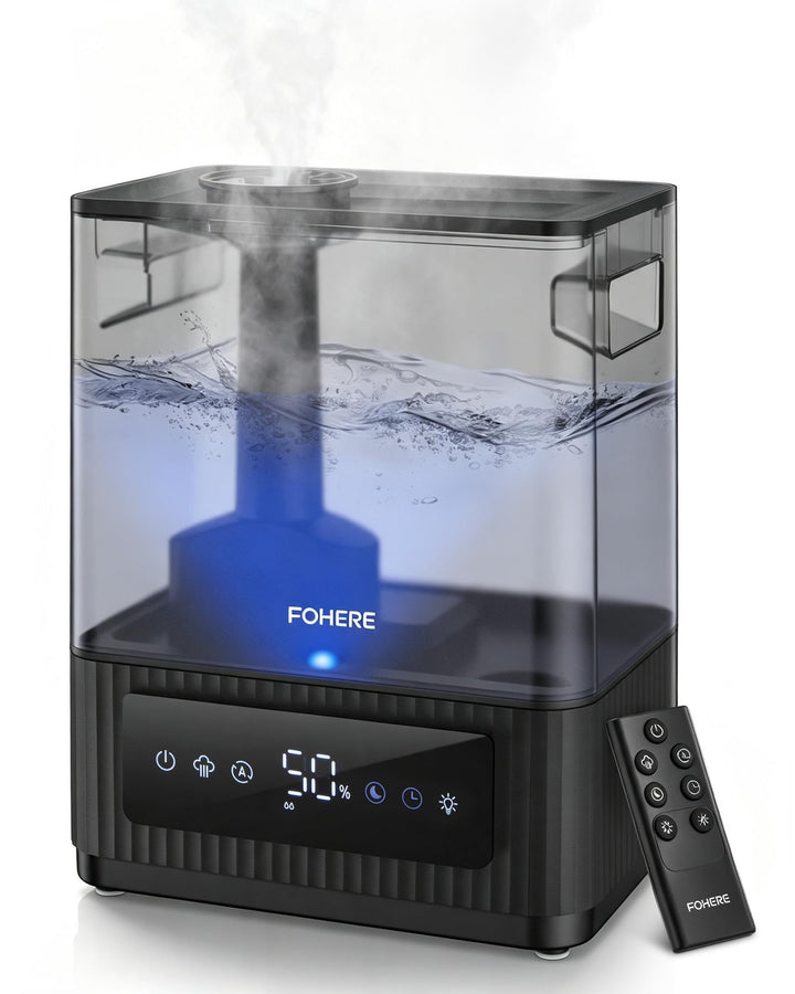 6L Luftbefeuchter für grosse Räume, Kaltnebel Leiser Humidifier für Kinderzimmer Schlafzimmer Pflanz
