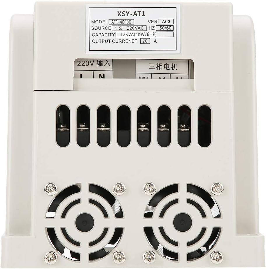 Tosuny VFD Frequenzumrichter, VFD Drehzahlregler Inverter Motor 220 V Einphasen Frequenzumrichter VF
