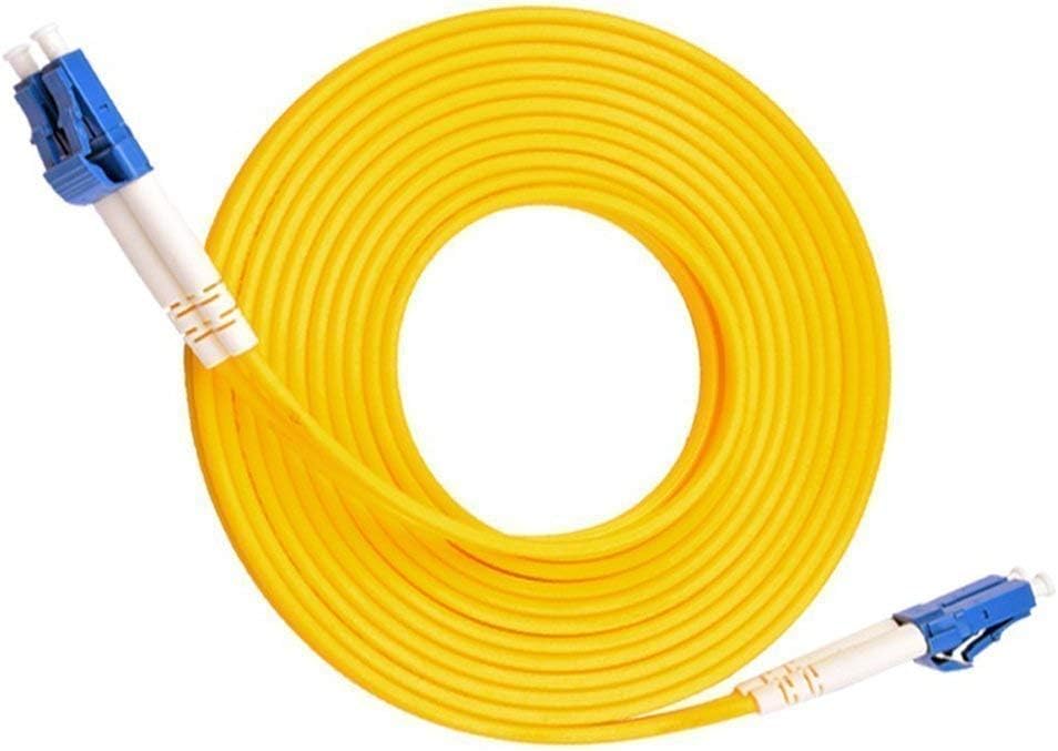 10Gtek LC zu LC OS2 Singlemode Duplex 50-Meter, LWL Glasfaser Patchkabel Fibre Optic Patch Cable 9/1