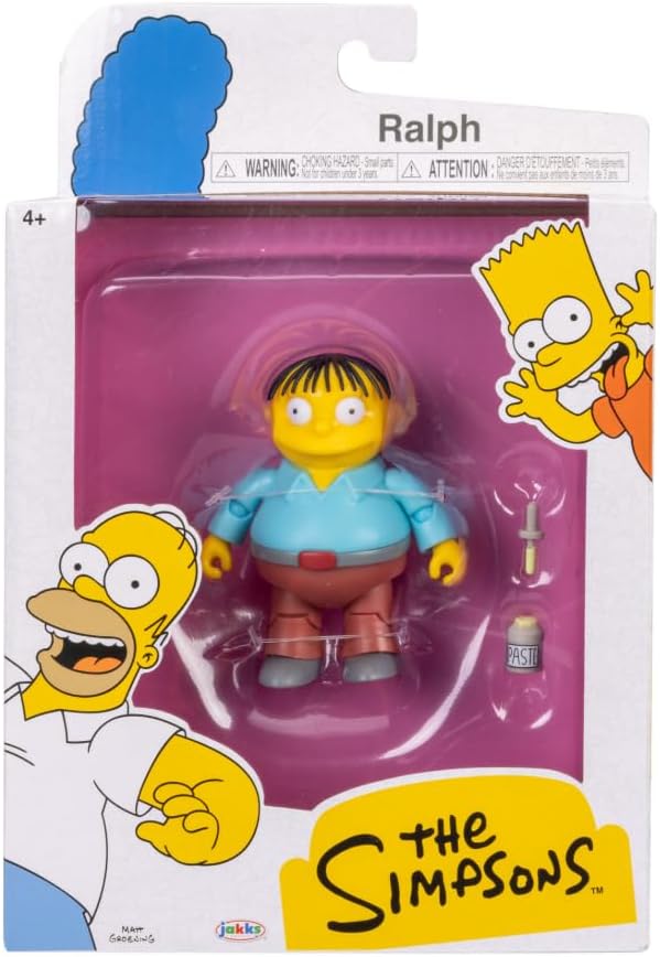 The Simpsons 12,7 cm Ralph Wiggum mit Pastenglas