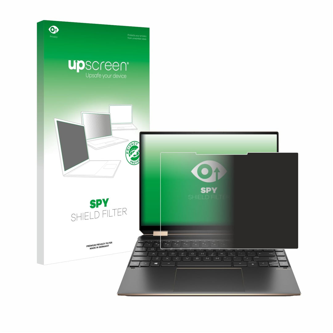 upscreen Blickschutzfilter für HP Spectre x360 (14-eX) Privacy Filter Blickschutzfolie Sichtschutz-F