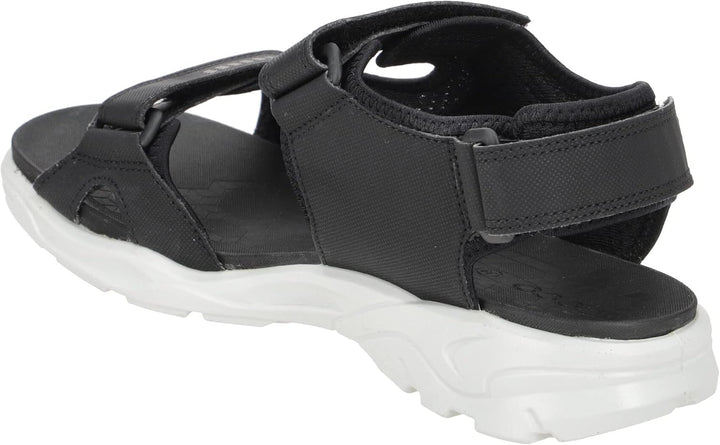 ECCO Jungen Biom Raft Flat Sandal, 25 EU Schwarz