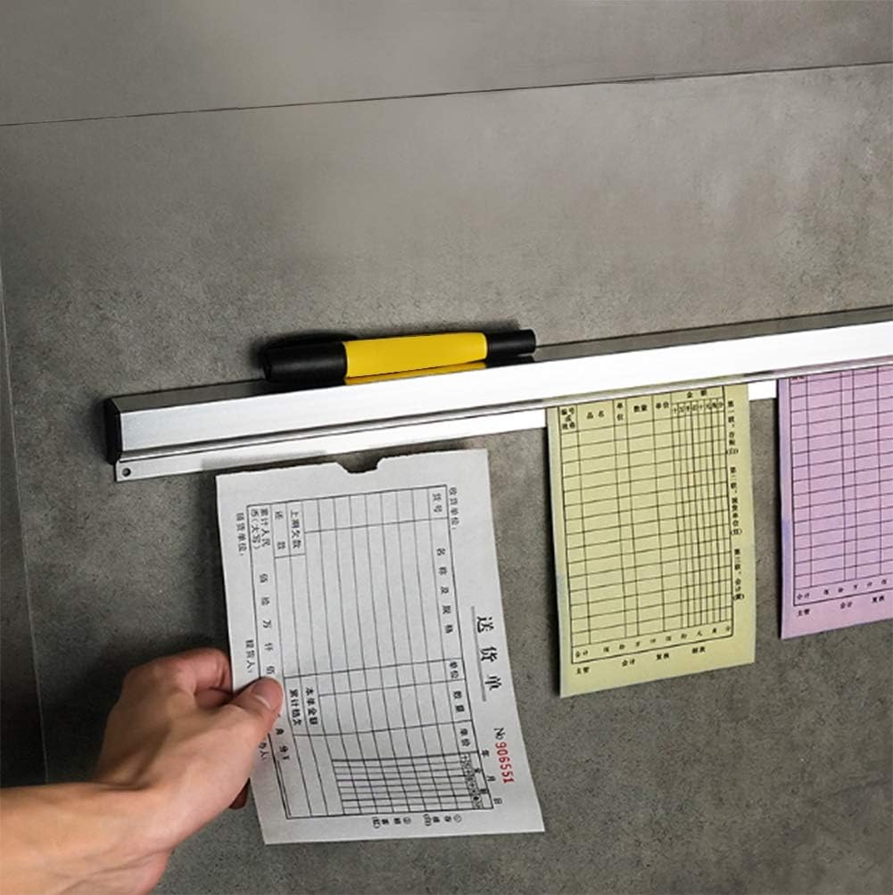 50,8 Cm Aluminium-Rechnungs-Klipp-Halterung, an der Wand Befestigte Rechnung, Bestellung, Tickethalt