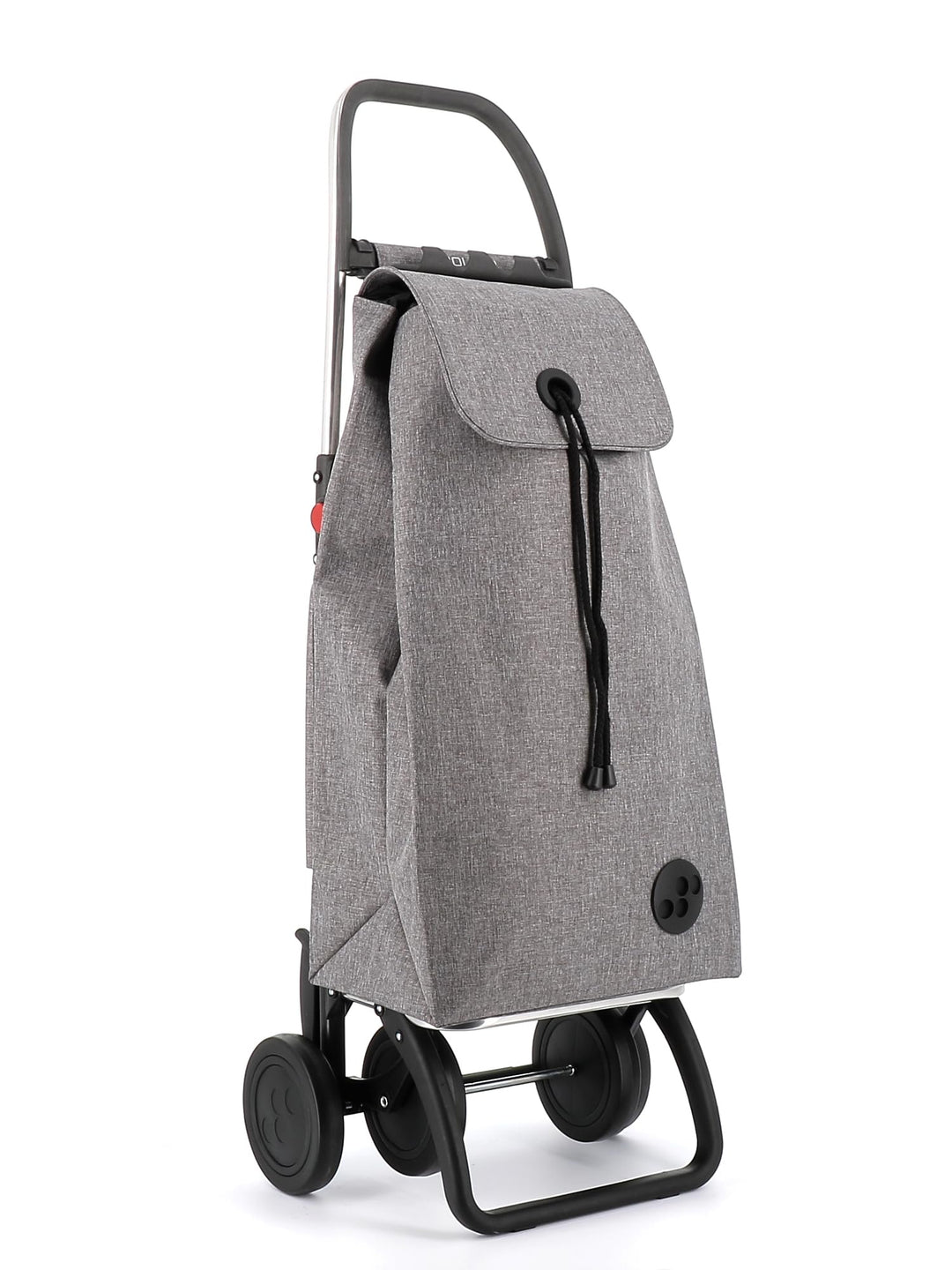 Klappbarer Einkaufstrolley Rolser I-Max Tweed 4 Räder - Grau 4 Räder Zusammenklappbar Grau, 4 Räder