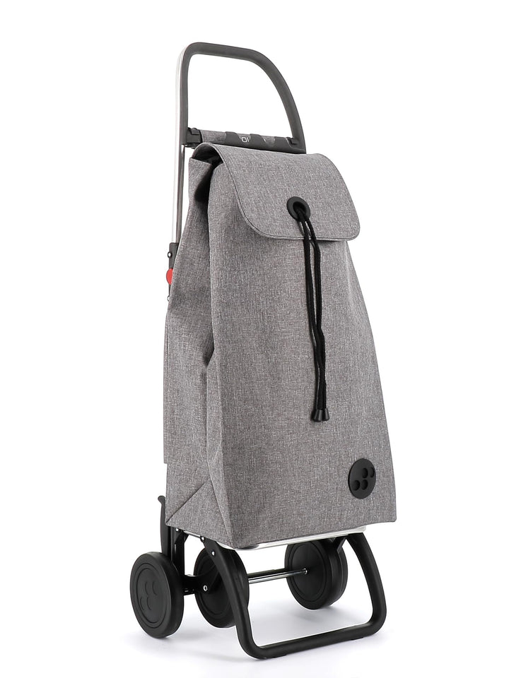 Klappbarer Einkaufstrolley Rolser I-Max Tweed 4 Räder - Grau 4 Räder Zusammenklappbar Grau, 4 Räder