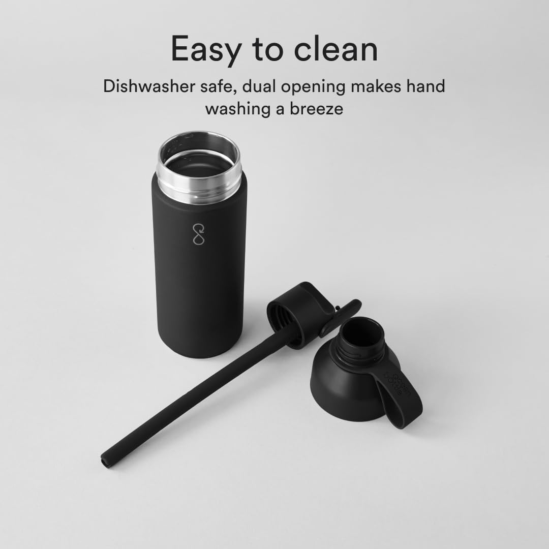 Ocean Bottle - Go Wasserflasche aus recyceltem Edelstahl - umweltfreundlich & wiederverwendbar - Pec