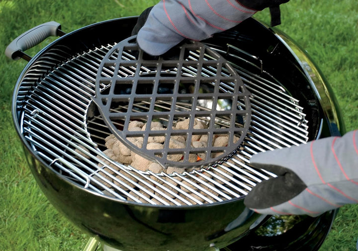 Weber Sear Grate Gusseisen für Gourmet BBQ System - speichert Hitze für kräftige Grillmuster und saf