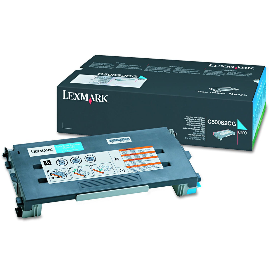 Lexmark C500S2CG C500n Tonerkartusche 1.500 Seiten, cyan
