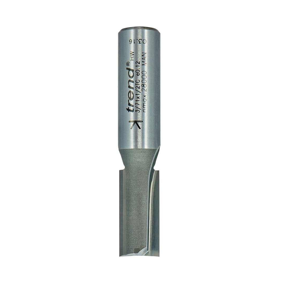 Trend 3/71 X 1/2TC Zwei Flöte Cutter 12 mm Durchmesser – Silber