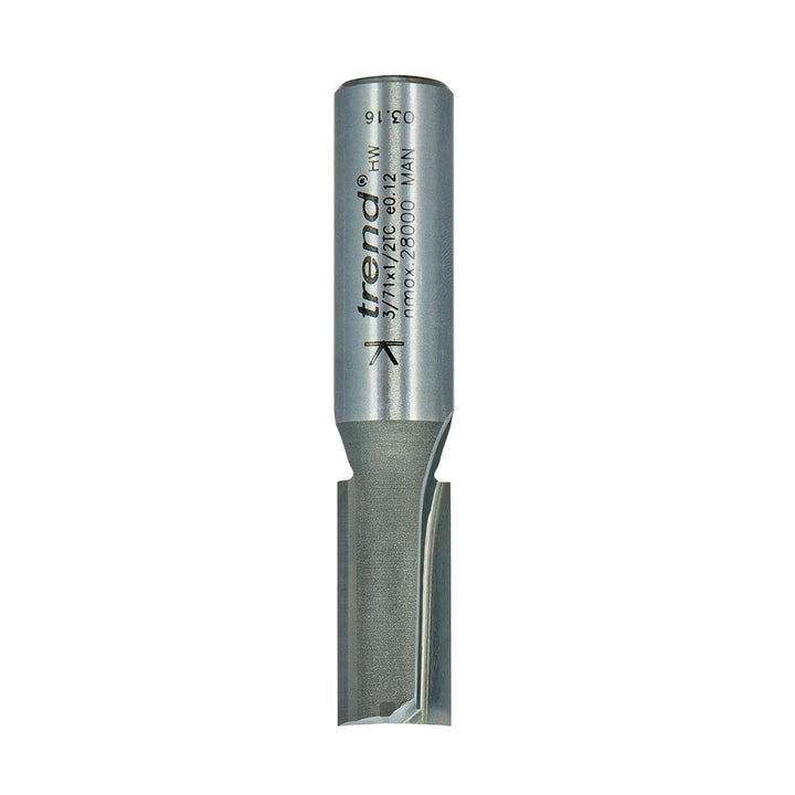 Trend 3/71 X 1/2TC Zwei Flöte Cutter 12 mm Durchmesser – Silber
