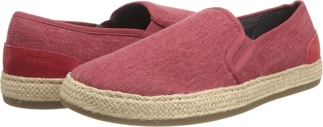 Geox Jungen U Pantelleria A Sneakers 39 EU Rot, 39 EU Rot