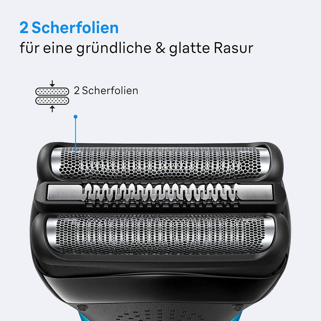 Braun Series 3 Elektrorasierer Scherkopf 21B – ORIGINAL Ersatzscherteil und Rasierer Zubehör – Made