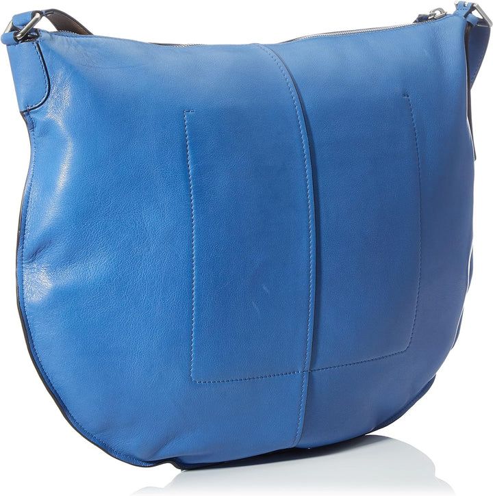 Liebeskind Damen Naomi Natural Sheep Hobo L Mykonos Blue, Mykonos Blue