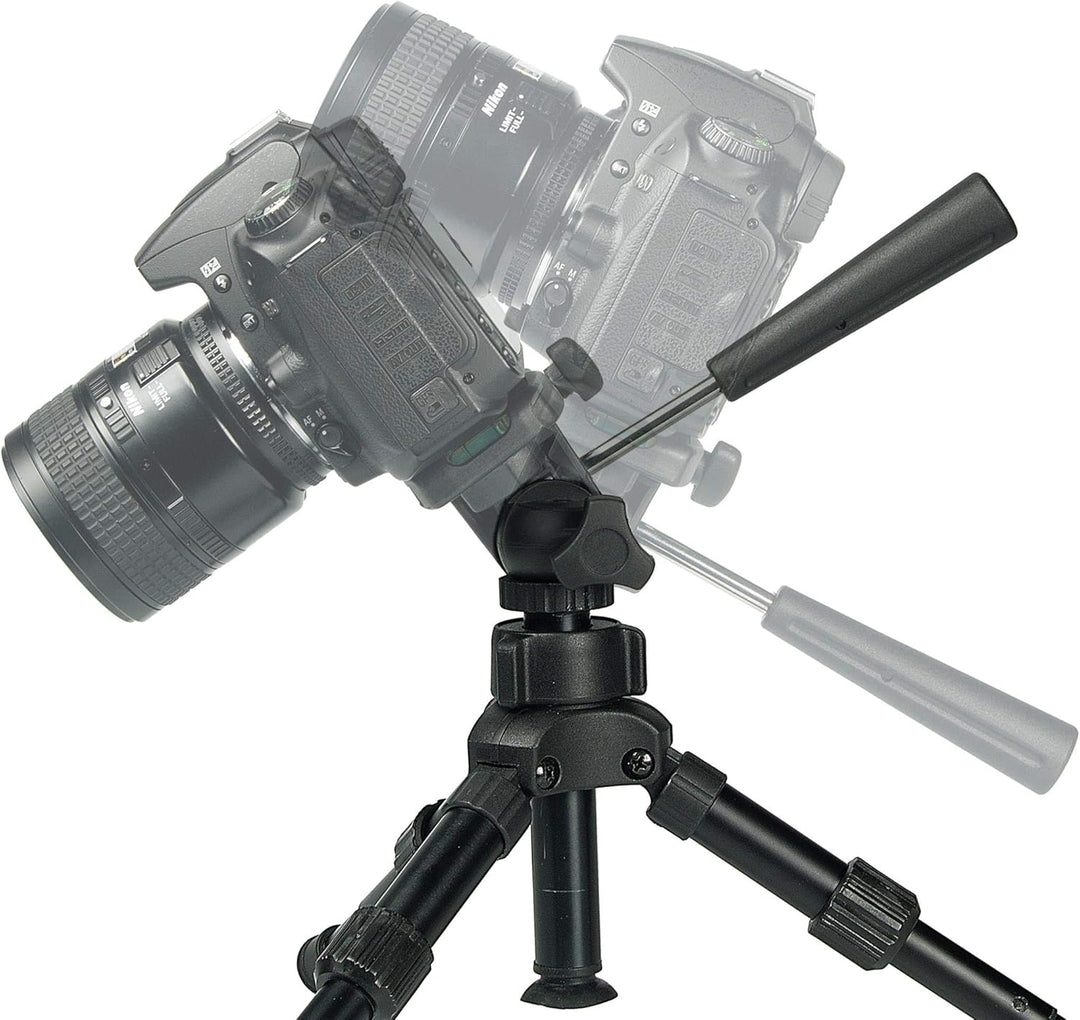 Kaiser Fototechnik Kamera Tischstativ für DSLR mit Mittelsäule, 6045, Schwarz