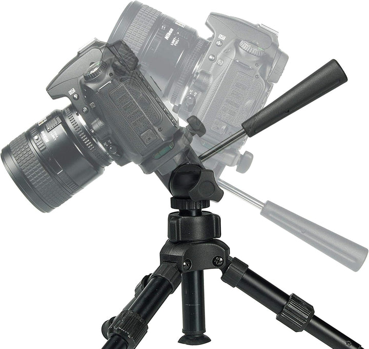 Kaiser Fototechnik Kamera Tischstativ für DSLR mit Mittelsäule, 6045, Schwarz