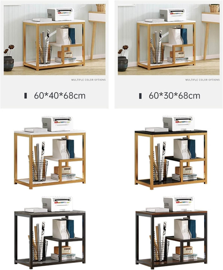 TOMYEUS Druckerständer Floor Drucker Stand Rack Office Desktop Kopierer Multifunktional Doppelschich