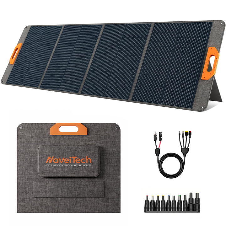 200W Faltbares Solarmodul, Monokristall Silizium Solarmodul, geeignet für Powerbanks, Solaranlagen,