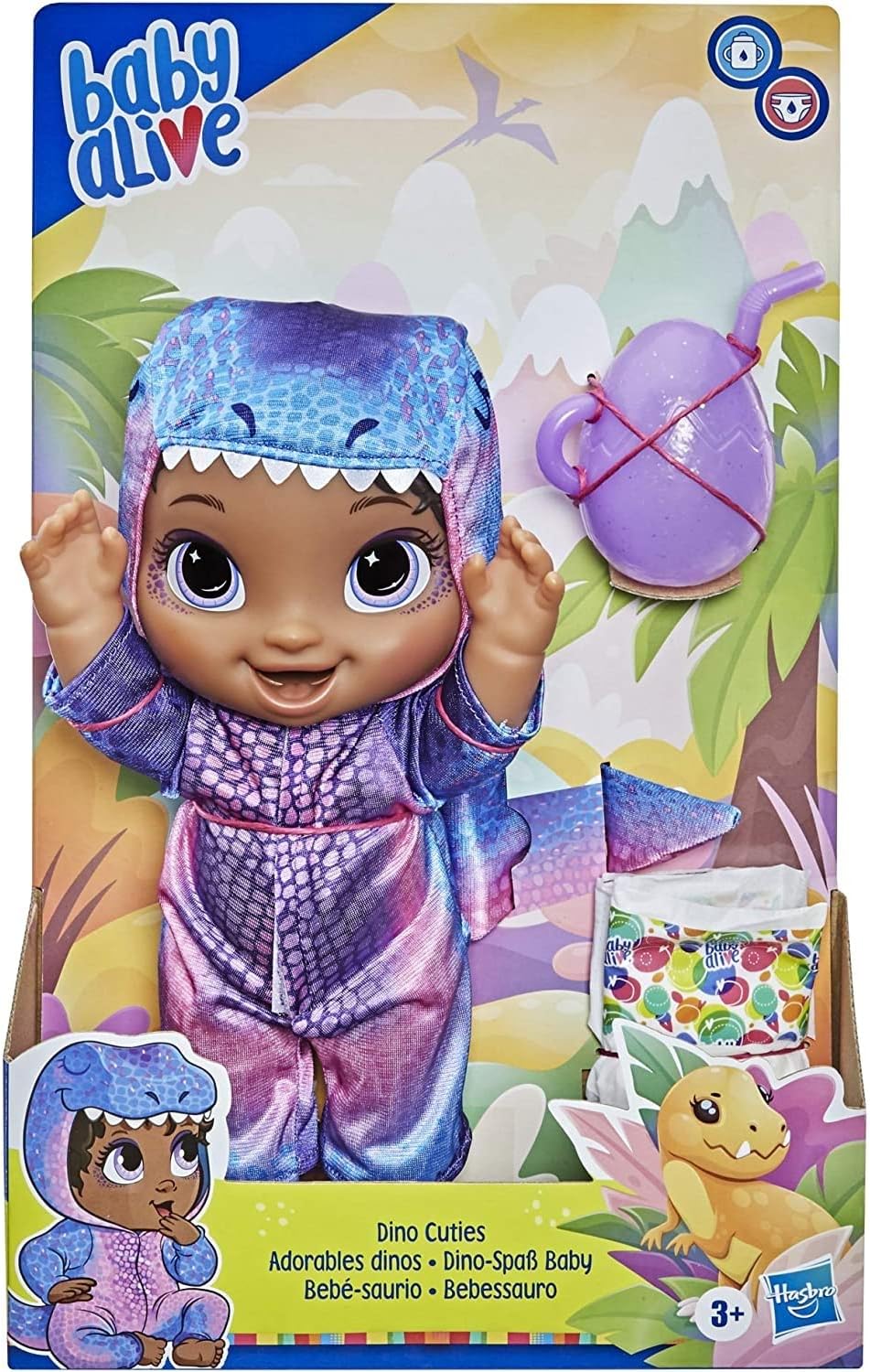 Baby Alive BA Dino Cuties BLKH