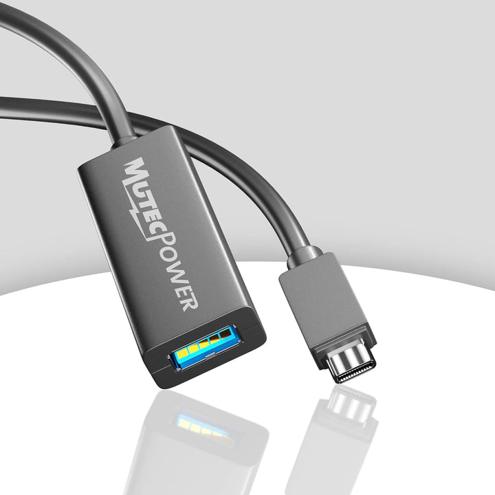 MutecPower 10m USB C auf USB A Adapter Kabel OTG USB 3.0 typ C männlich zu Aktiv USB typ A weiblich